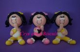 Bonequinhas Julia em biscuit