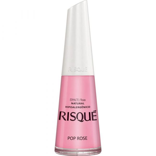 Esmalte Risqué Natural 8 ml Pop Rose