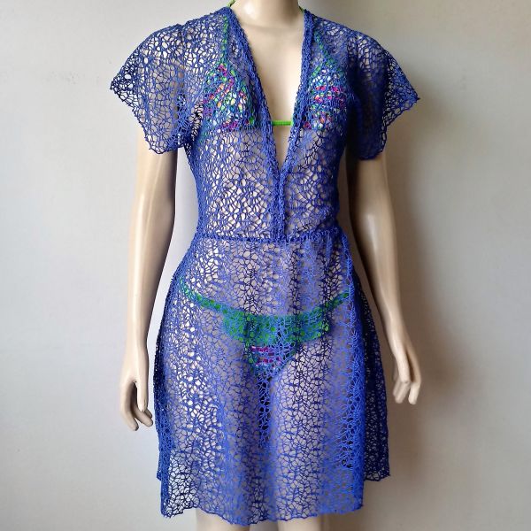 vestido renda praia