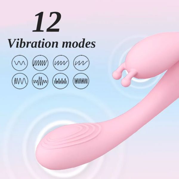 Vibrador x habbit Esquenta 12 vibrações 18cm Luxo