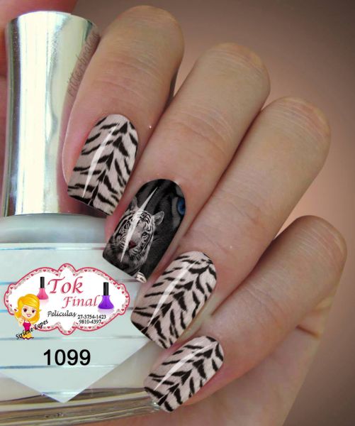 Películas e Adesivos para Unhas Mod. Animal print Cód. 1099