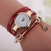 Relógio Feminino Elegante Estilo Pulseira De Couro