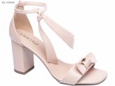 Sandália Feminina Rose Salto Grosso Torricella