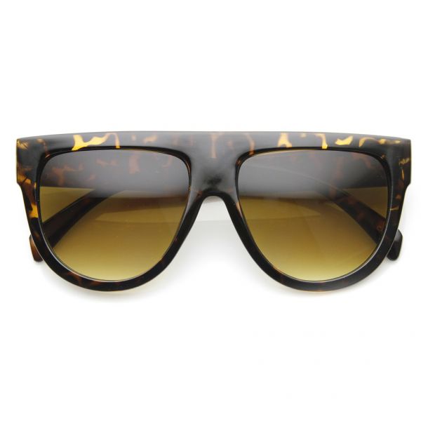 LARGE OVERSIZED FLAT TOP TEARDROP FRAME AVIATOR SUNGLASSES 9142