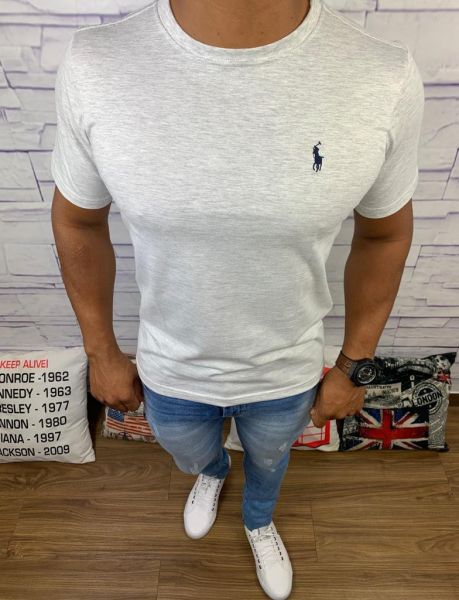 Camiseta Ralph Lauren - Cinza Claro Marca: Ralph Lauren REF. CRL6
