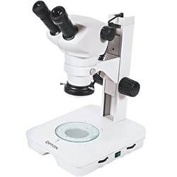 Microscópio Estereoscópio Binocular Zoom 0,8x-5x Aumento 8x-200X Rfletida LED-CS/AT-TNE 10BN