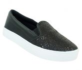 Tênis Feminino Iate Preto com Glitter