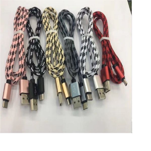 Cabo micro zebra grão trançado de nylon carga de alta velocidade