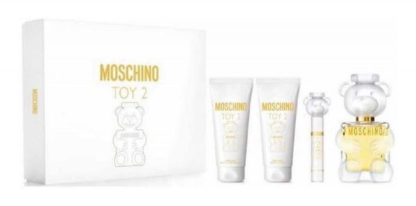Kit Moschino Toy 2 Vem 100ml +10ml +100ml Gel +100ml Body