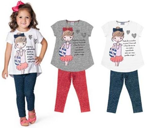 conjunto de legging e blusa