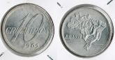 V284-1 - 10 cruzeiros 1965  - Òtimo estado