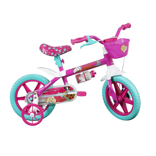 Bicicleta Barbie Aro 12"