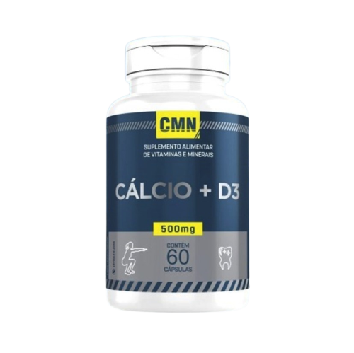 CÁLCIO + D3,500mg-CMN,60 CÁPSULAS