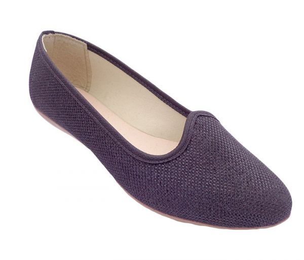 Sapatilha Feminina Ficare Lurex Preta