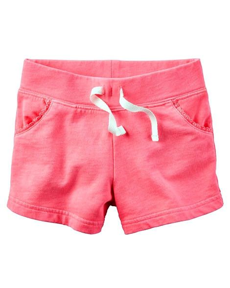 FB1821- Carter's Short French Terry Rosa Neon 24M (18-24meses)