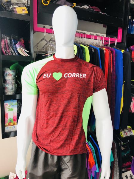 Blusa Eu amo Correr
