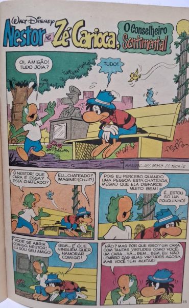 Zé Carioca 1804 Gibi antigo 1987 Sequestro do Gugu