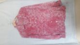 Camisa floral rosa Pinoducci 50  fina