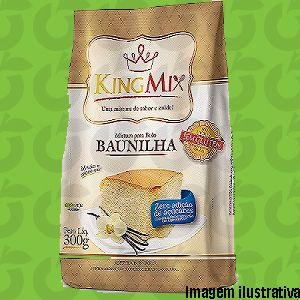 Mistura para Bolo de Baunilha Zero 300 Gramas KingMix