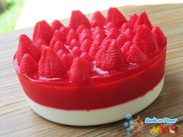 Sabonete Torta de Morango