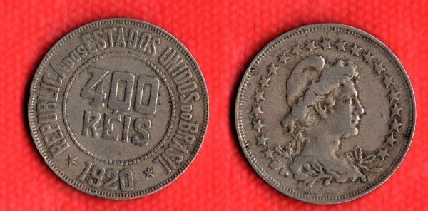 V110-6 - 400 Réis 1920 - Tiragem 1.521.000