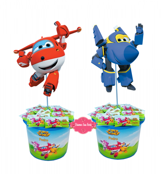 Baú Porta Lápis Super Wings