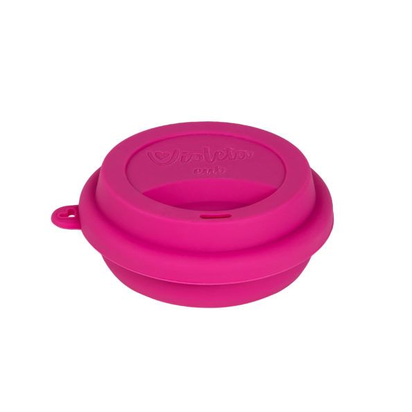Copo de silicone retrátil para higienizar 480ml - Violeta Cup
