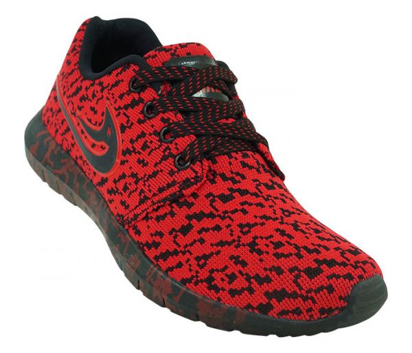 Tênis Nike Roshe Run Rajado Vermelho