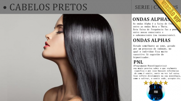 CABELOS PRETOS 2.0 || VERSÃO VIP + ATUALIZAÇÕES