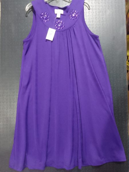 vestido307 10/12 anos NOVO