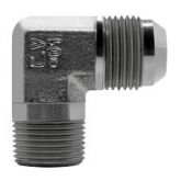 C6-18- Adap. Cot. 90º Macho NPT x Macho JIC