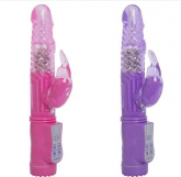 VIBRADOR ROTATIVO RABBIT 12 VIBRAÇÕES 22 X 3CM SENSUAL LOVE