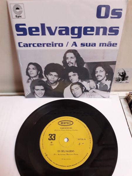 Compacto Os Selvagens - Carcereiro/A Sua Mãe - 1971