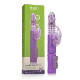 Vibrador Rotativo Super Vai e Vem Recarregável - Lilás