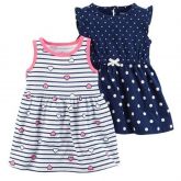FB0911- KIT 02 VESTIDOS CARTER'S 12M (9-12meses)