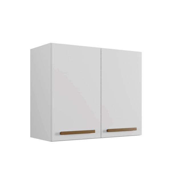 Armario Aereo Cristal 70 2P Branco Arte Moveis