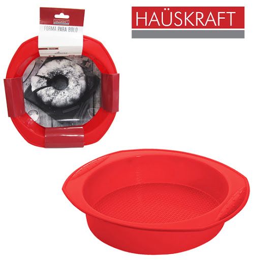 Forma De Silicone P/bolo/torta Vermelho 9481607