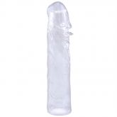 CAPA PENIANA COM VEIAS TRANSPARENTE 15CM CIA IMPORT