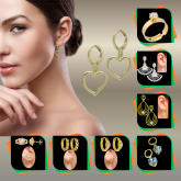 SemiJóias folheados Top