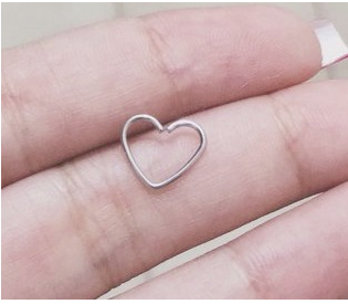 Piercing Para Cartilagem Coração