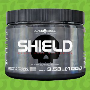 Shield Glutamine 100 Gramas Black Skull