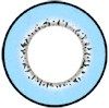 circle lens - Princess Pinky Eclipse Blue