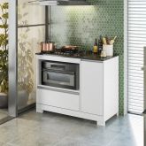 Balcao CookTop NT 3050 5 Bocas 1P1G1N Branco New.Granito.Branco Notavel
