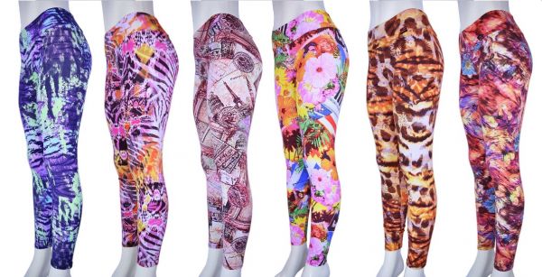 CALÇA LEGGING FITNESS ESTAMPADAS/ LISA