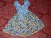 Vestido Azul ( Borboletas )