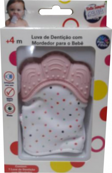 Luvinha Mordedor Silicone Rosa