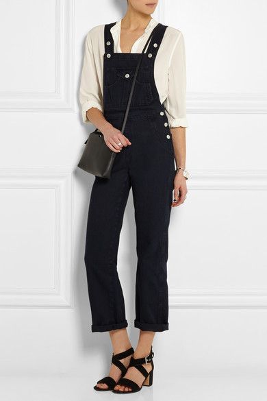 ALEXA CHUNG FOR AG JEANS The Tennessee denim overalls