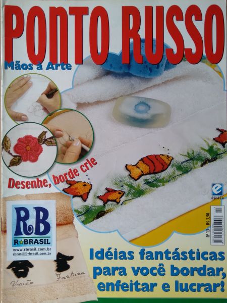 Revista Mãos à Arte Ponto Russo N°13