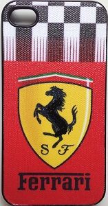 CASE FERRARI DETALHE A MÃO PARA IPHONE 4 E 4S