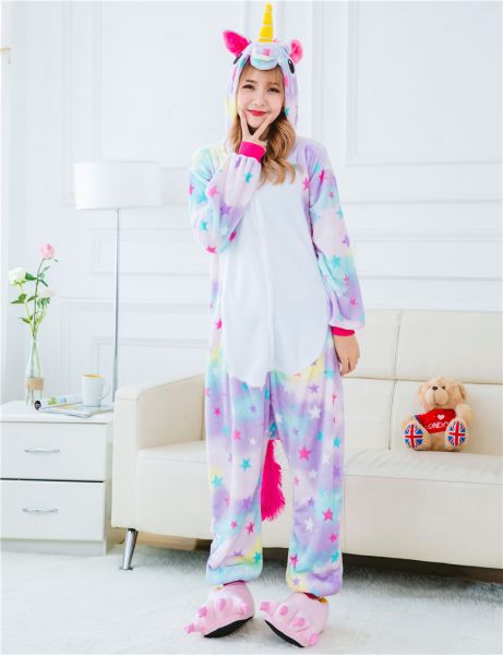 Pijama Macacão Unicórnio Adulto Unissex RV640